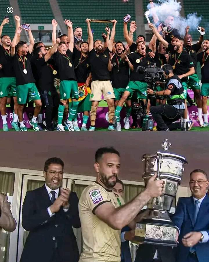 الرجاء الرياضي يتوج بكأس العرش لكرة القدم للموسم 2022 –2023