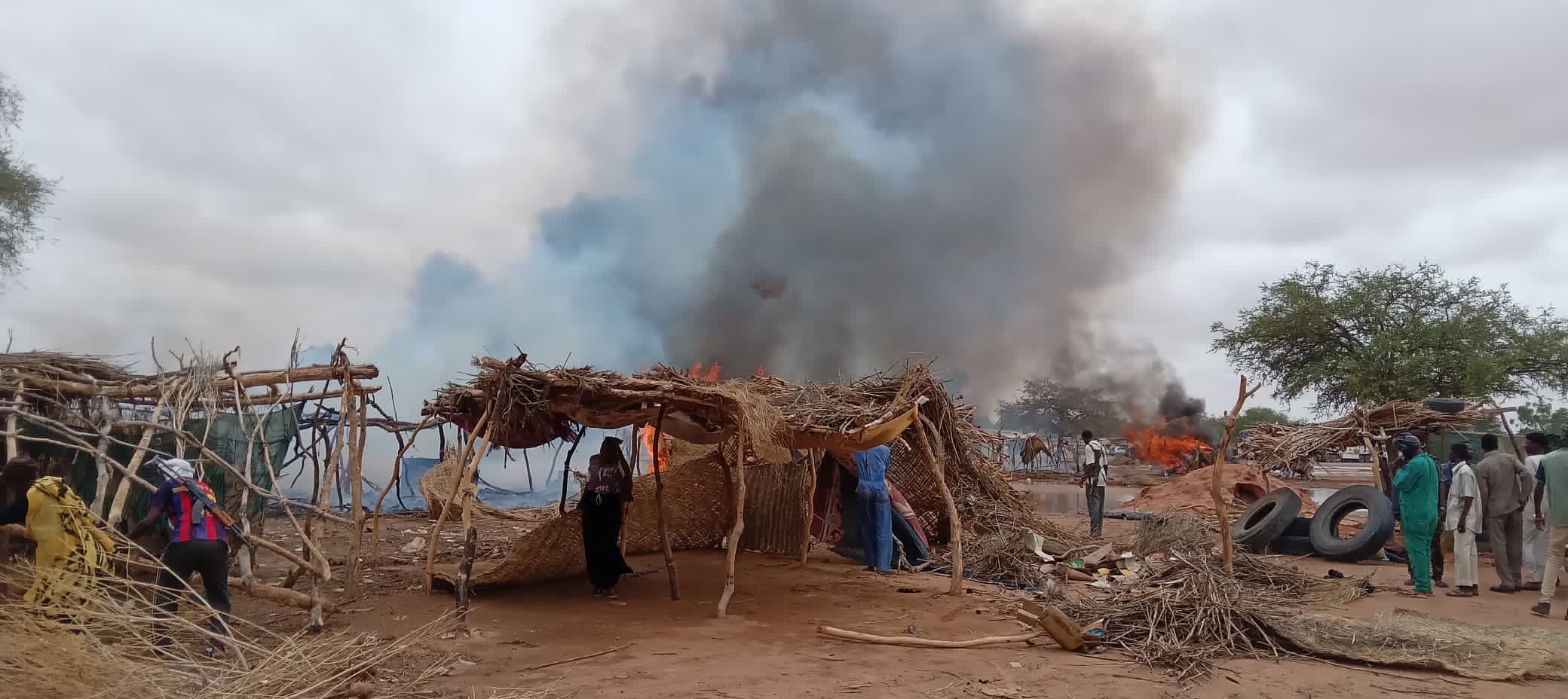 السودان: الكومة-حرق سوق للمليشيا واستقبال معتقلين
