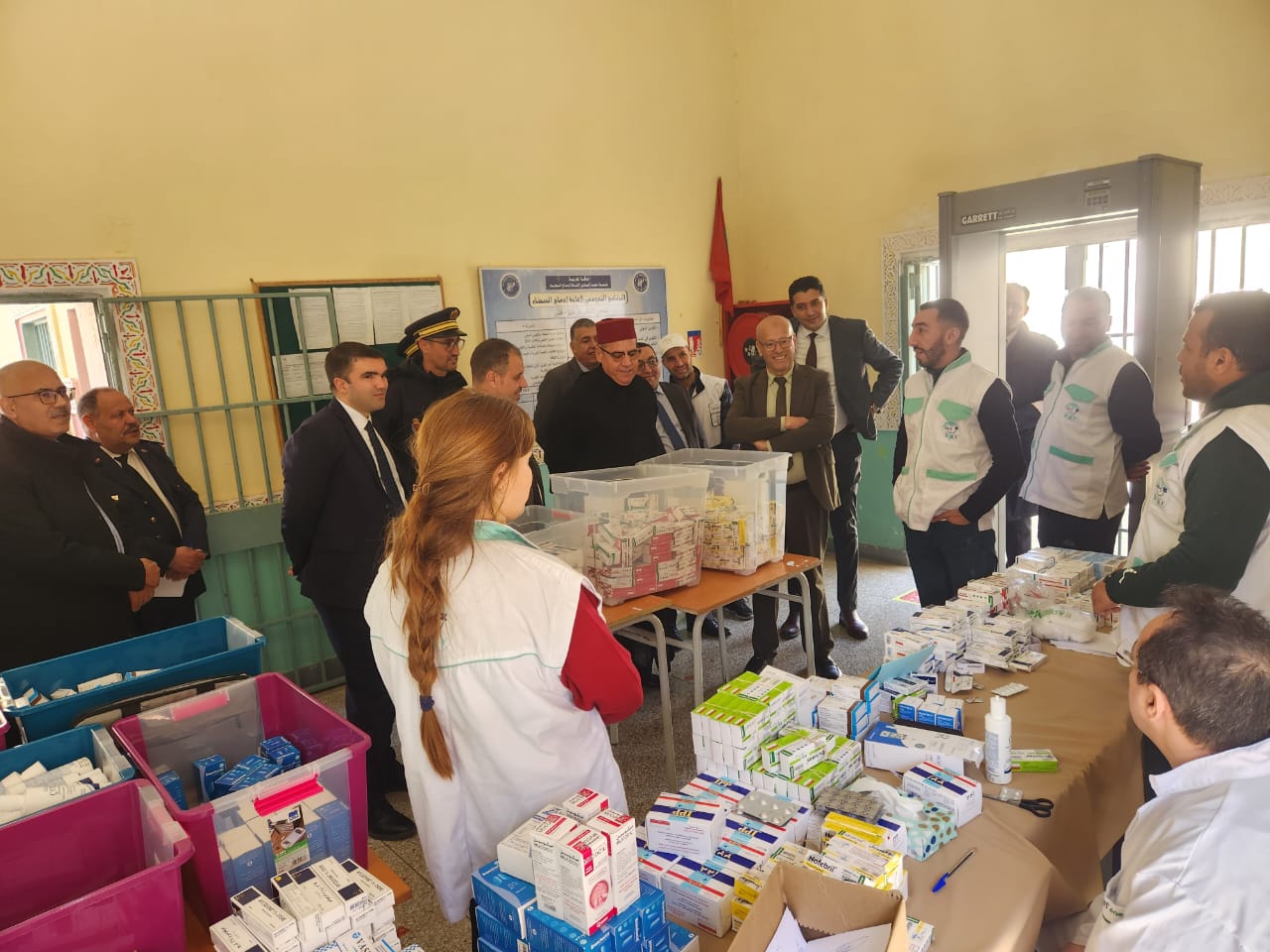 إقليم مولاي يعقوب : تنظيم قافلة طبية متعددة الإختصاصات لفائدة نزيلات ونزلاء السجن المحلي بوركايز