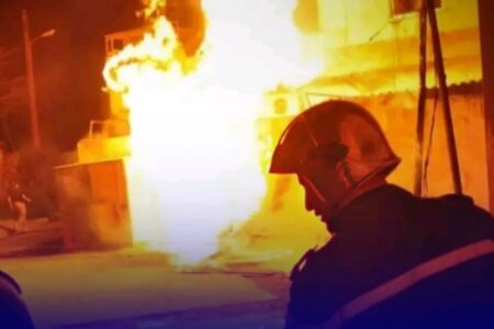 فاس ..حريق مهول اثر انفجار قنينة غاز يهز المدينة العتيقة